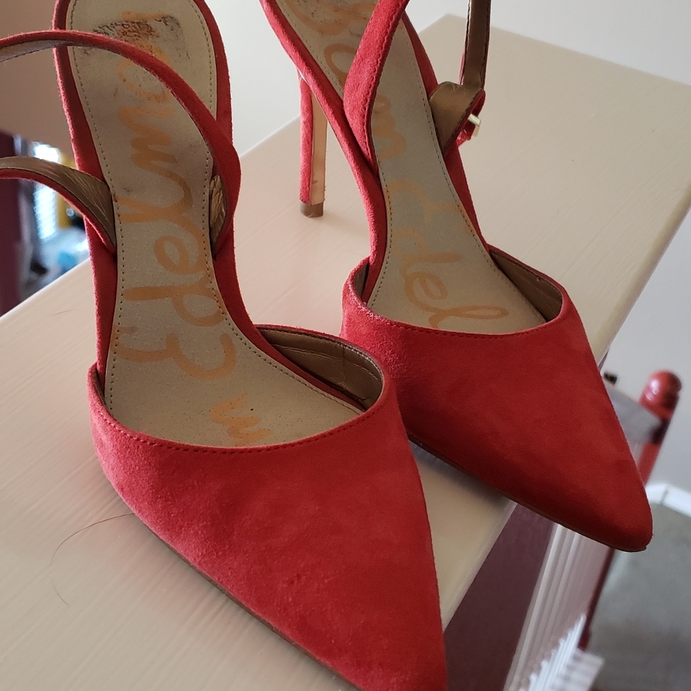 Sam edelman suede heels
